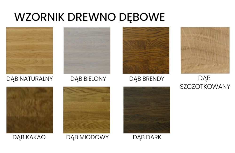 Wzornik kolorów drewna DREWMAX