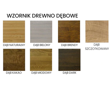 Wzornik kolorów drewna DREWMAX
