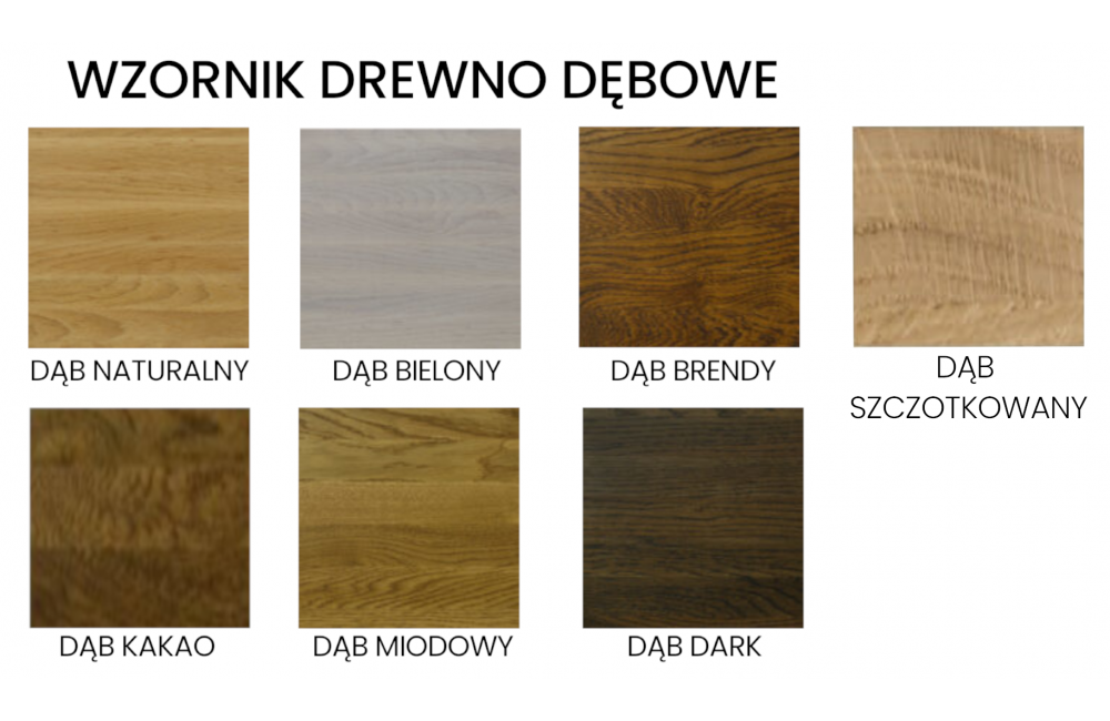 Wzornik kolorów drewna DREWMAX