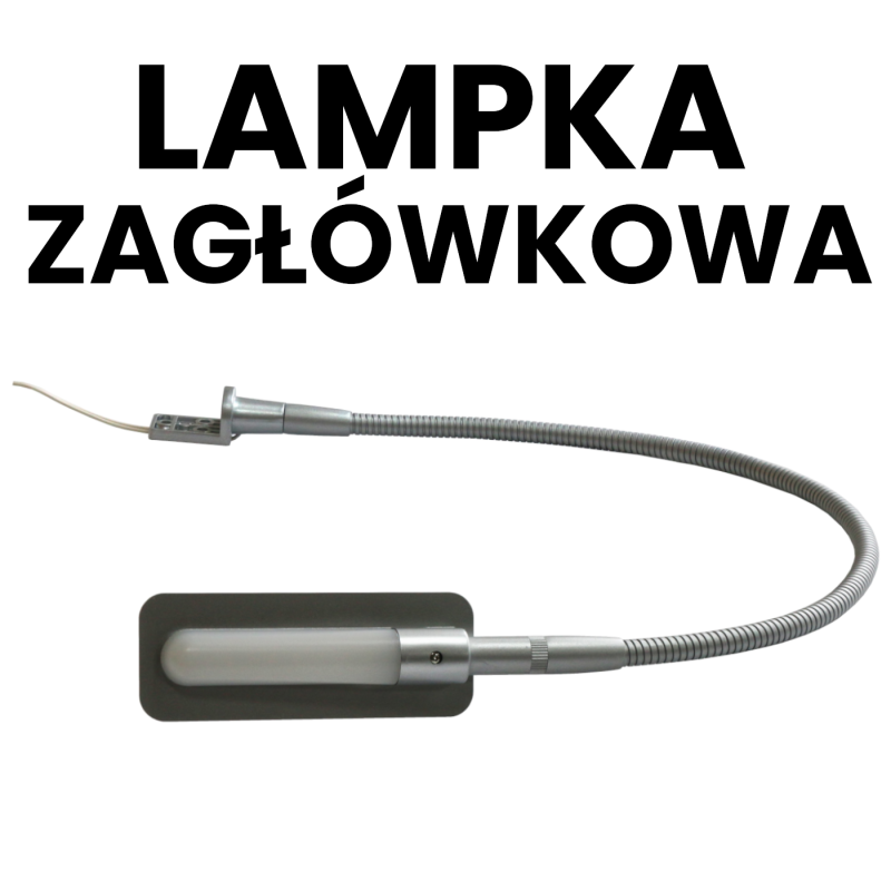 Opcjonalna lampka zagłówkowa do łóżka tapicerowanego Comforteo