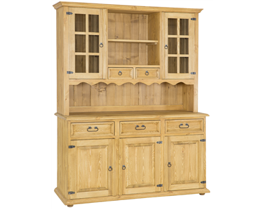 Witryna sosnowa KW 708 kredens DREWMAX