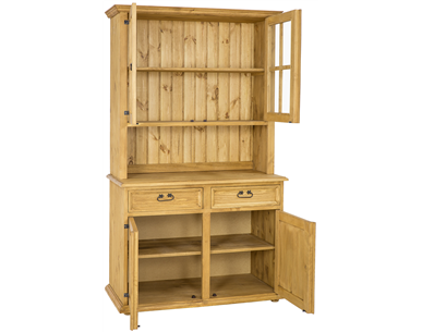 Witryna sosnowa KW 705 kredens DREWMAX