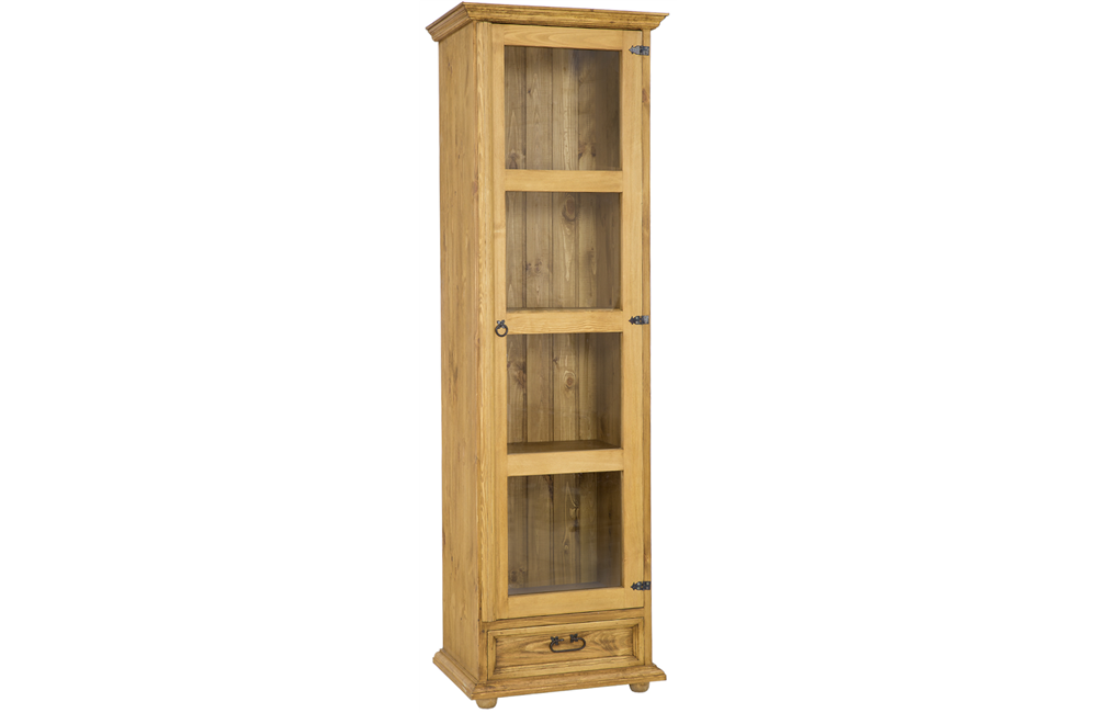 Witryna sosnowa KW 701 DREWMAX