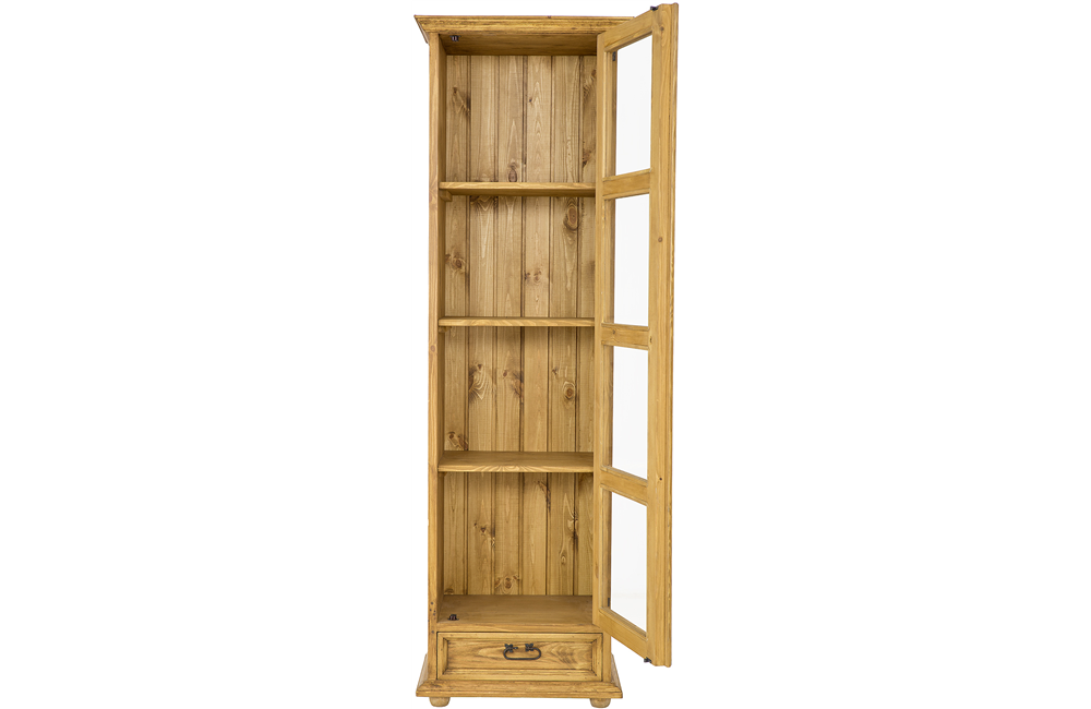 Witryna sosnowa KW 701 DREWMAX