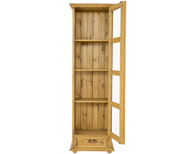 Witryna sosnowa KW 701 DREWMAX