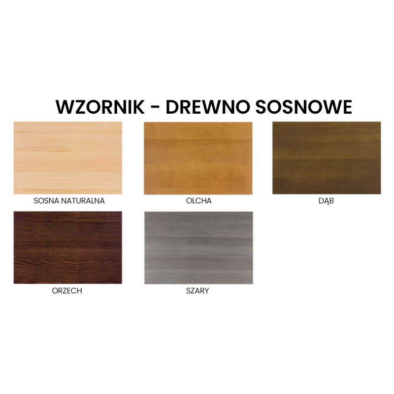 Komoda sosnowa KD 110 DREWMAX