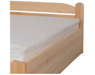 Łóżko brzozowe AMETYST 4/1 STOLMIS podnoszone na ramie drewnianej