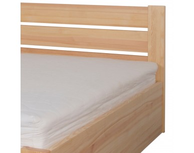 Łóżko sosnowe AMETYST 4/4 STOLMIS podnoszone na ramie drewnianej