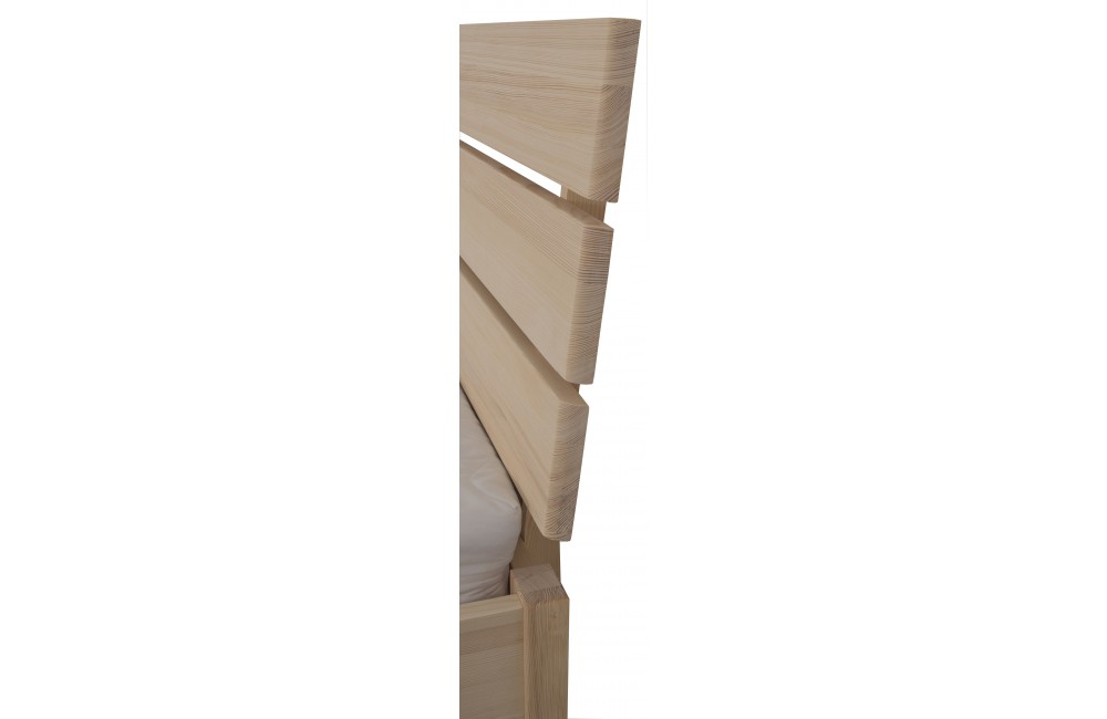 Łóżko brzozowe CYTRYN 3 STOLMIS podnoszone na ramie drewnianej