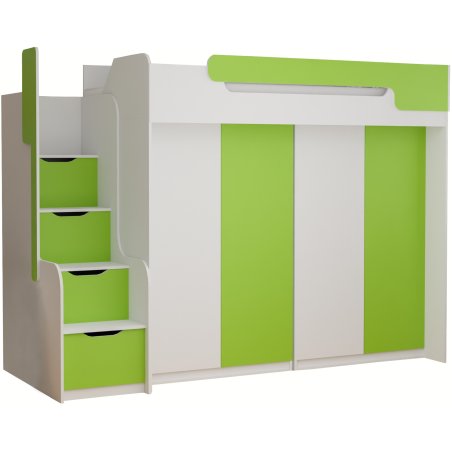 Łóżko piętrowe antresola DORIAN III MEBLOBED