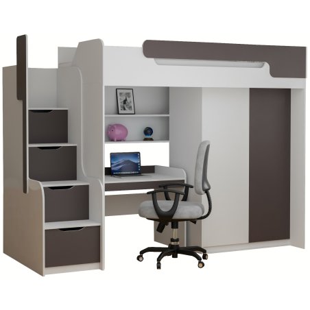 Łóżko piętrowe antresola DORIAN MEBLOBED