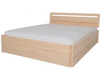 Łóżko bukowe BERYL 3 STOLMIS podnoszone na ramie drewnianej