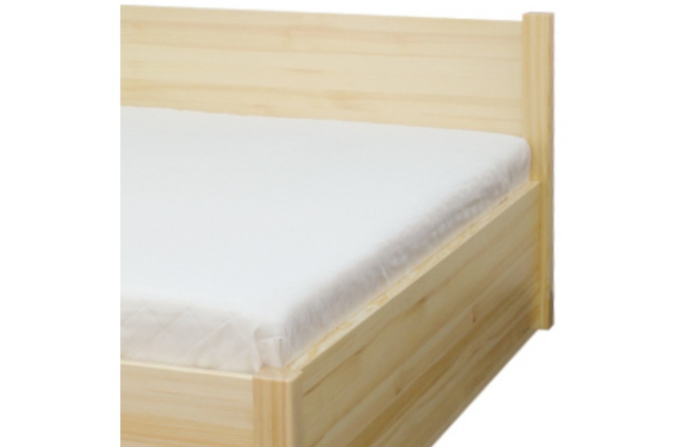 Łóżko brzozowe RUBIN 3 STOLMIS podnoszone na ramie drewnianej