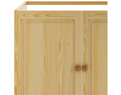 Witryna sosnowa KW 111 DREWMAX