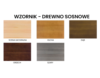 Witryna sosnowa KW 111 DREWMAX