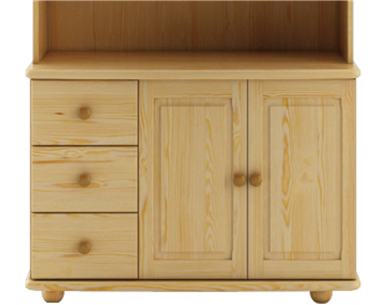 Witryna sosnowa KW 125 DREWMAX