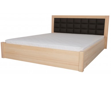 Łóżko bukowe OBSYDIAN 3 STOLMIS podnoszone na ramie drewnianej