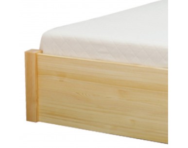 Łóżko brzozowe KALCYT 4 STOLMIS podnoszone na ramie metalowej