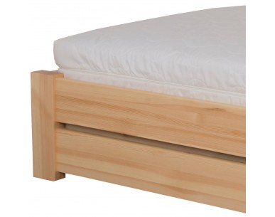 Łóżko brzozowe AMETYST 5/1 STOLMIS podnoszone na ramie metalowej