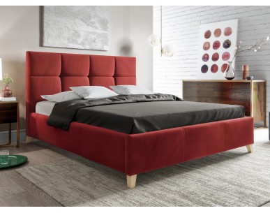 ZESTAW: Łóżko tapicerowane SARA + MATERAC COMFORTEO