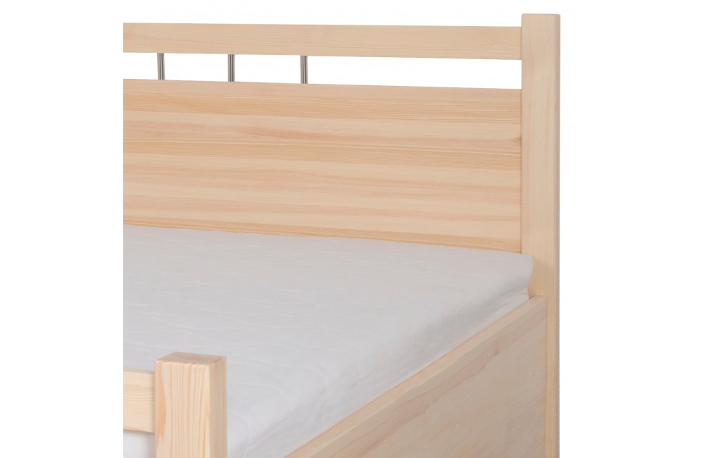Łóżko brzozowe OPAL 8 STOLMIS podnoszone na ramie metalowej