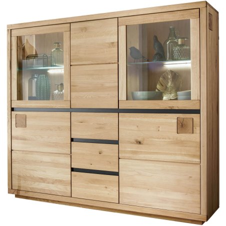 Kredens II dębowy WZ 0159 GK MEBLE