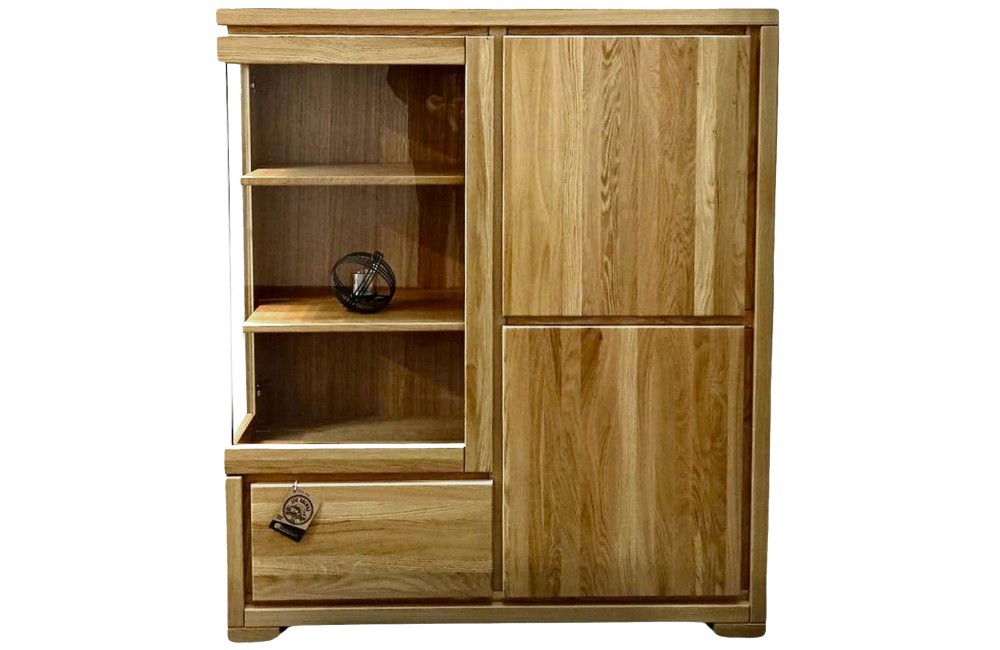 Witryna dębowa KW 353 DREWMAX