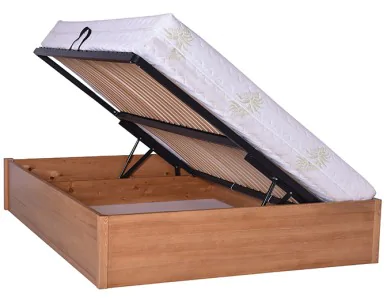 Łóżko sosnowe KALCYT 4 STOLMIS R.M podnoszone