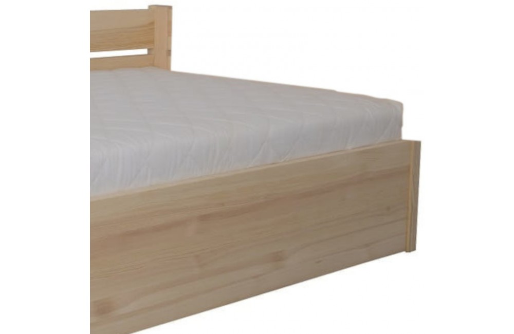 Łóżko brzozowe AGAT 3X STOLMIS podnoszone na ramie metalowej