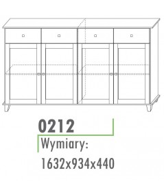 Komoda bukowa MINOS 0212 STOLMIS