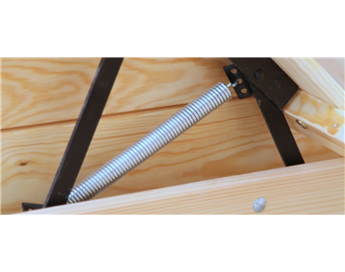 Łóżko sosnowe TWARDZIEL Zaczarowana Sypialnia podnoszone