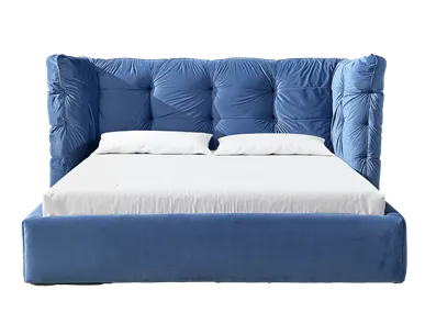 Łóżko tapicerowane PEONY LAVERTO podnoszone