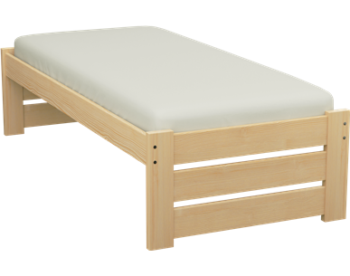 Łóżko sosnowe HALINKA dla seniora Zaczarowana Sypialnia ze stelażem