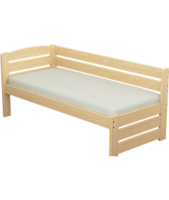 Łóżko sosnowe KRYSTYNA dla seniora Zaczarowana Sypialnia ze stelażem