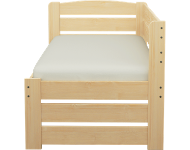 Łóżko sosnowe KRYSTYNA dla seniora Zaczarowana Sypialnia ze stelażem