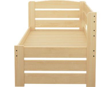 Łóżko sosnowe KRYSTYNA dla seniora Zaczarowana Sypialnia ze stelażem