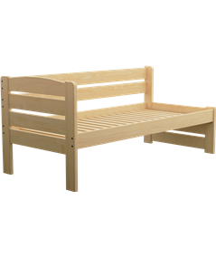 Łóżko sosnowe KRYSTYNA dla seniora Zaczarowana Sypialnia ze stelażem