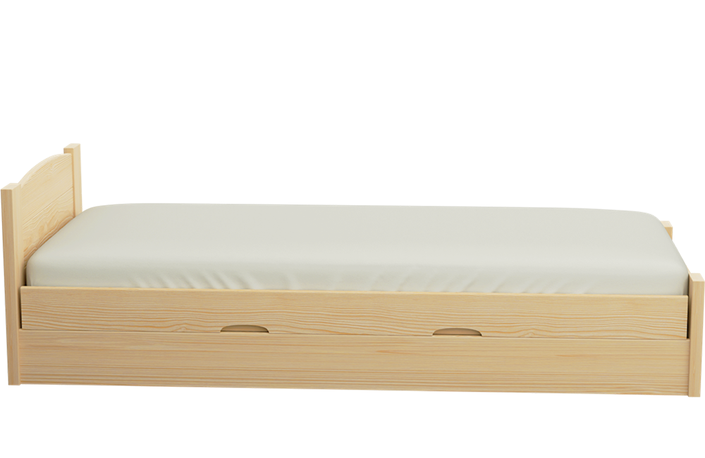 Łóżko sosnowe BOOMER Zaczarowana Sypialnia podnoszone