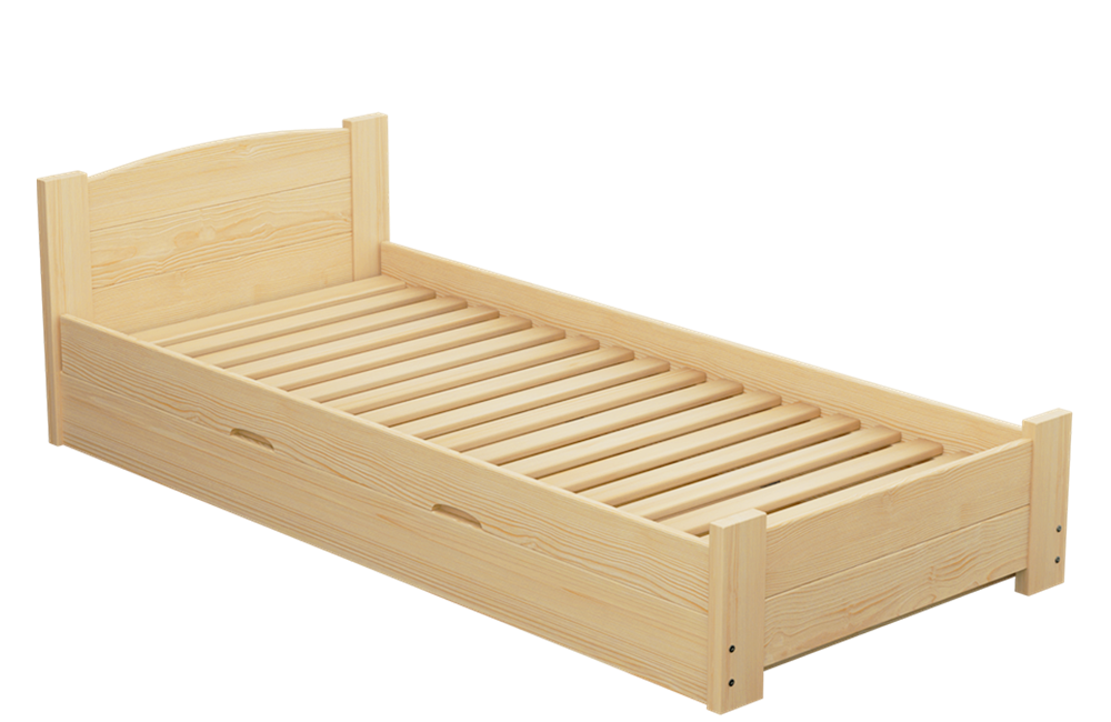 Łóżko sosnowe BOOMER Zaczarowana Sypialnia podnoszone