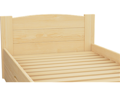 Łóżko sosnowe BOOMER Zaczarowana Sypialnia podnoszone