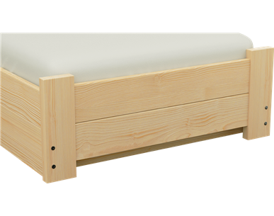 Łóżko sosnowe BOOMER Zaczarowana Sypialnia podnoszone