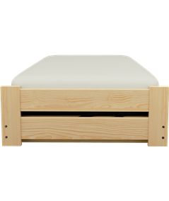 Łóżko sosnowe CHAMP Zaczarowana Sypialnia podnoszone