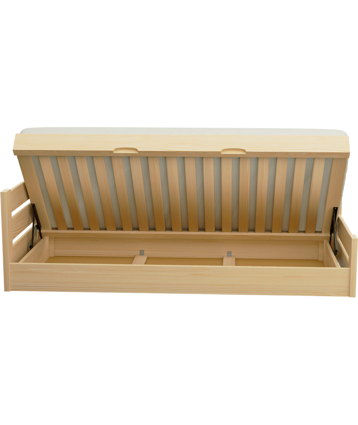 Łóżko sosnowe DRIV Zaczarowana Sypialnia podnoszone