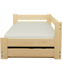 Łóżko sosnowe DRIV Zaczarowana Sypialnia podnoszone