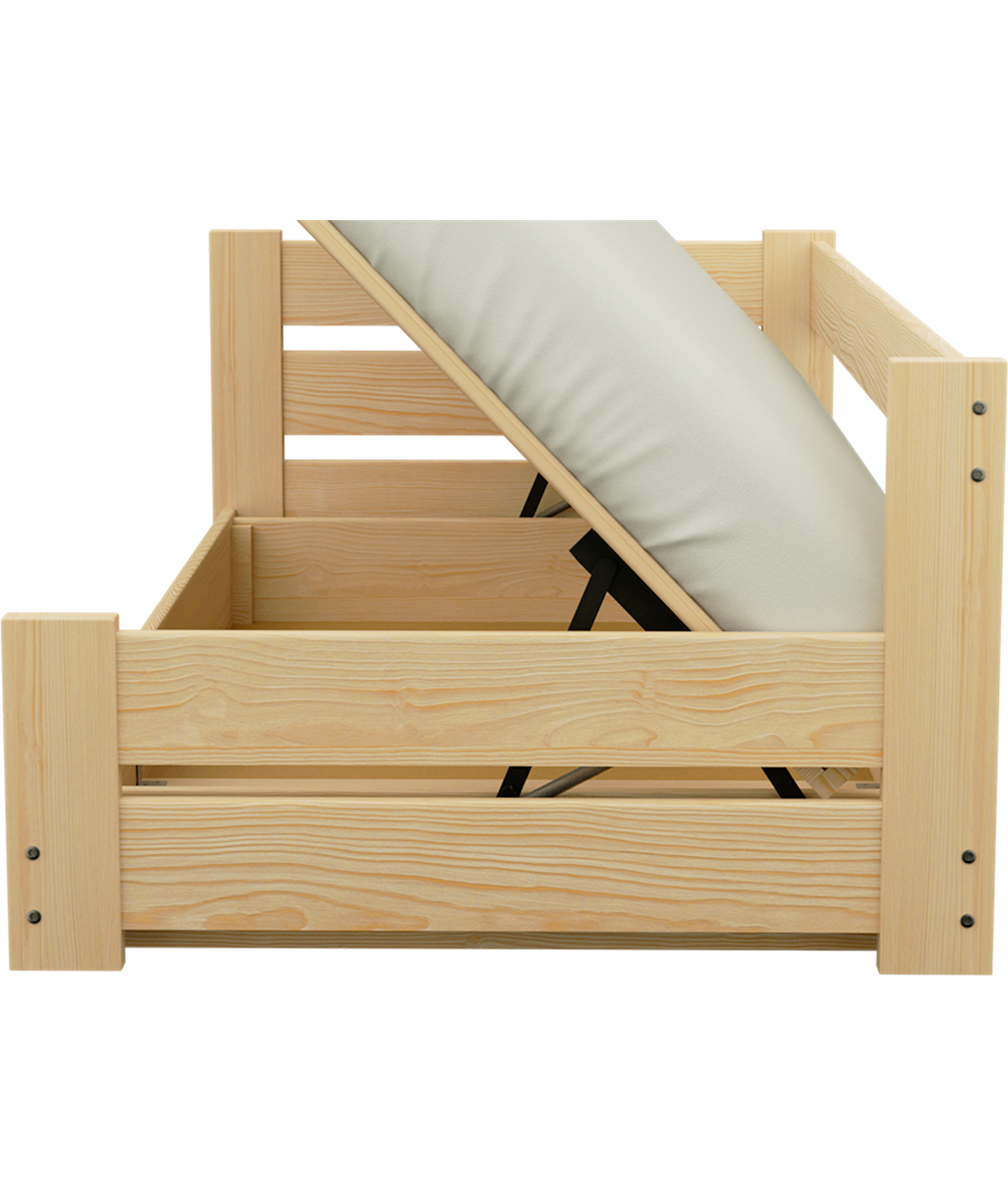 Łóżko sosnowe DRIV Zaczarowana Sypialnia podnoszone