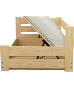 Łóżko sosnowe DRIV Zaczarowana Sypialnia podnoszone