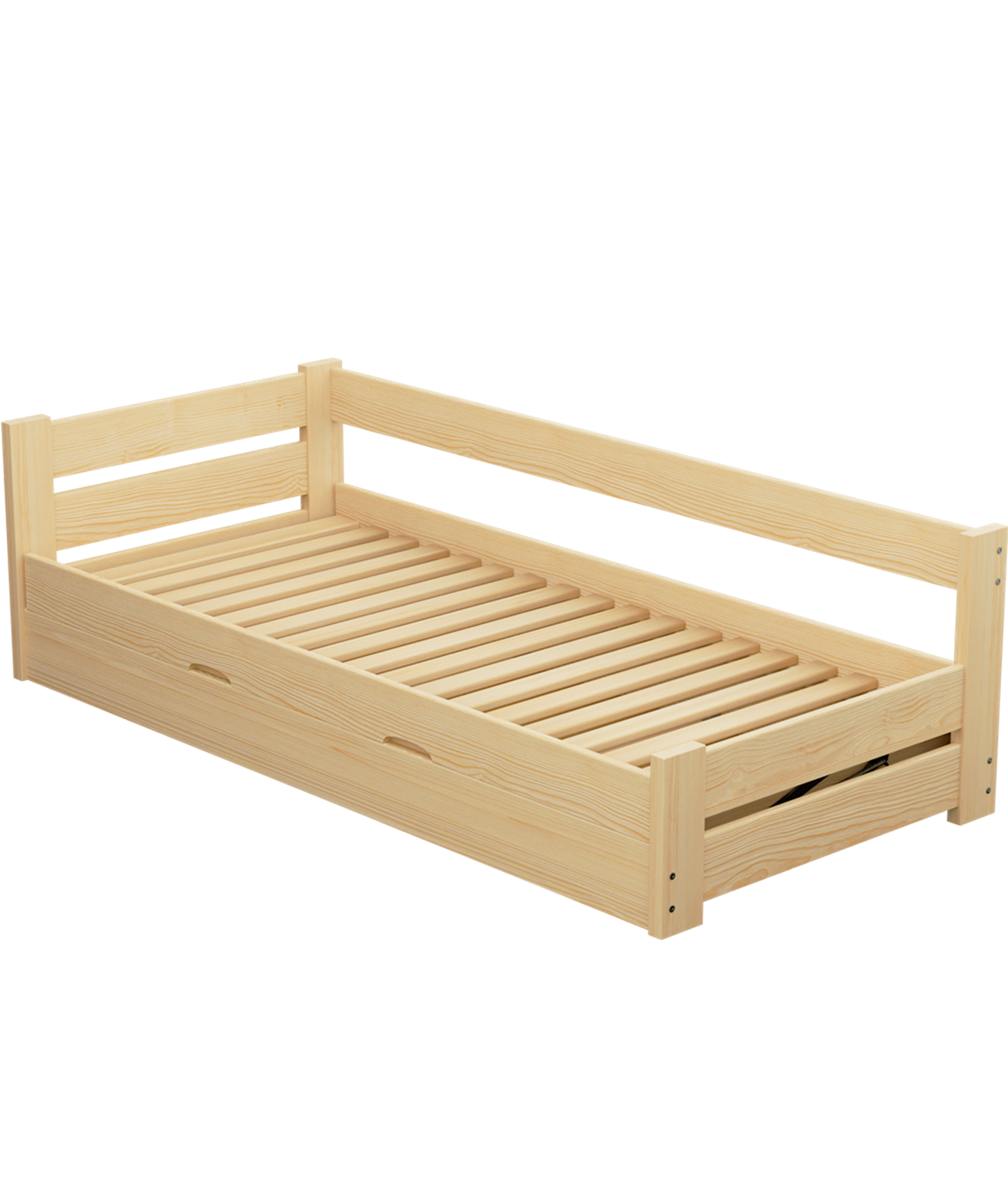 Łóżko sosnowe DRIV Zaczarowana Sypialnia podnoszone