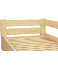 Łóżko sosnowe DRIV Zaczarowana Sypialnia podnoszone