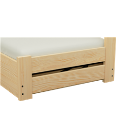 Łóżko sosnowe DRIV Zaczarowana Sypialnia podnoszone