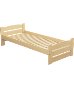 Łóżko sosnowe STANDARD Zaczarowana Sypialnia ze stelażem